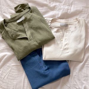 Everlane Cropped Henley’s